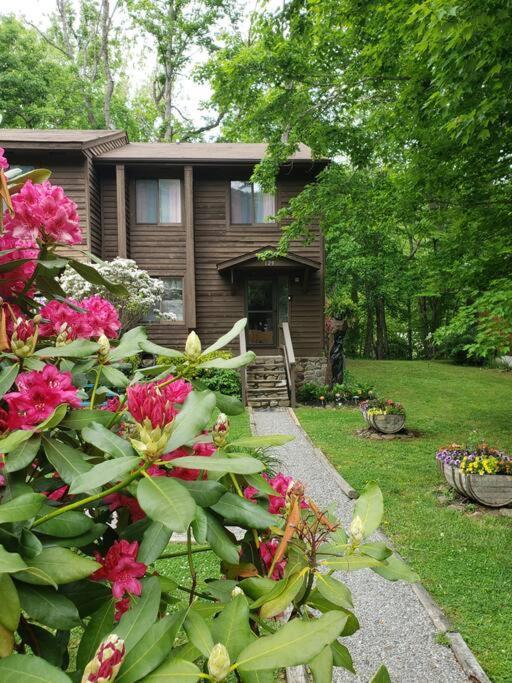 J.Creek Retreat, Creekside Townhouse +1 Car Garage Villa Maggie Valley Bagian luar foto