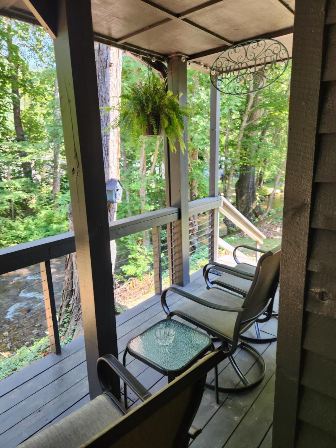 J.Creek Retreat, Creekside Townhouse +1 Car Garage Villa Maggie Valley Bagian luar foto